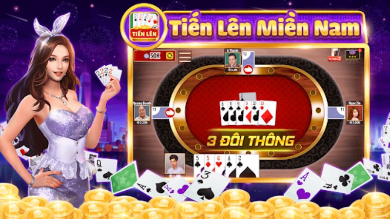 Tiến Lên Miền Nam miễn phí là một trò chơi vô cùng phổ biến và được yêu thích